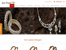 Tablet Screenshot of jaycodiagoldjewels.com